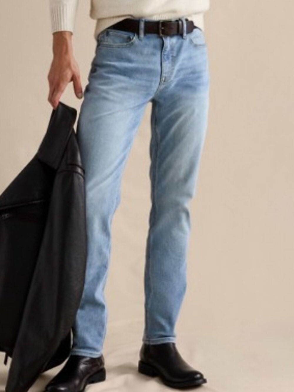 Banana Republic straight slim denim pants blue men's size 36